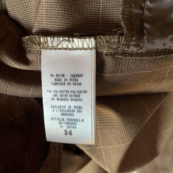 GUESS Brown Boot Cut Pants Size 34 - Picture 9 of 11